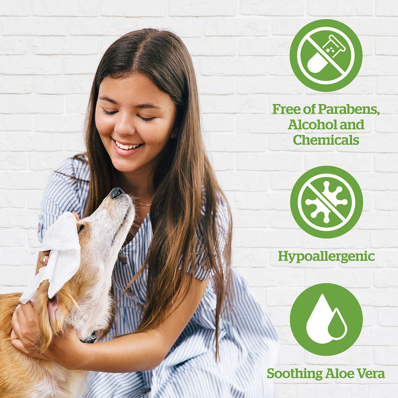 Pogi's Poop n' Wipe Travel Pack - 270 Compostable Dog Poop Bags and 120 Green Tea Leaf Scented Grooming Wipes in Travel Packs Bundle - BeesActive Australia