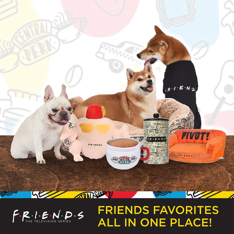 Friends TV Show Iconic Graphics Dog Leash - Friends Dog Lead, Puppy Leash, Leash for Dogs, Dog Leashes, Cute Dog Leash, Black Dog Leash, Red Dog Leash, Friends Pet Leash for Puppy, Dog Walking leash 6 Foot - BeesActive Australia