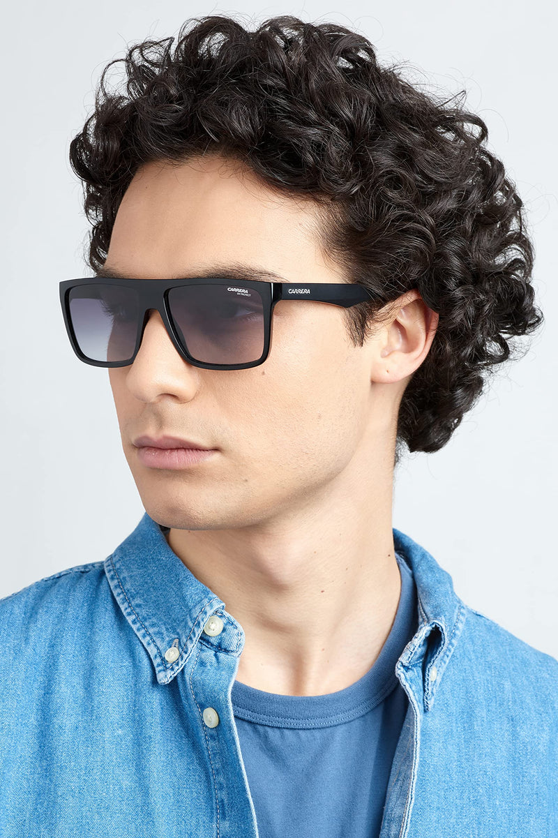 Carrera unisex adult Carrera 5039/S Sunglasses, Black/Dark Gray Gradient, 58mm 16mm US - BeesActive Australia