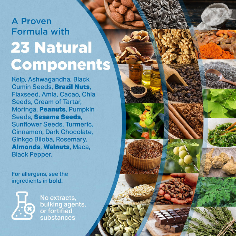 Strength & Spices Natural Thyroxine, Thyroid Support Supplement for Better Mood and Energy, Hormone Balance for Women and Men, Rich in Maca Root, Kelp, Ashwagandha and Brazil Nuts, 1000mg, 60 Capsules - BeesActive Australia