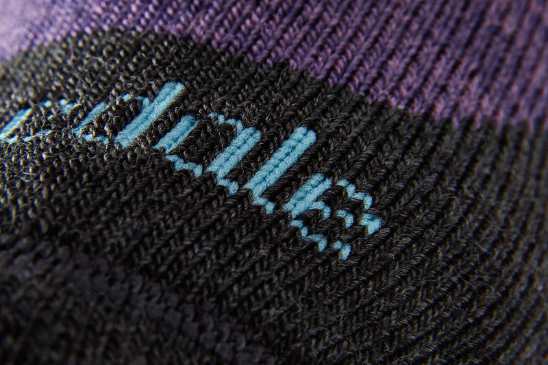 Bridgedale womens Midweight Plus Ski - Merino Endurance Socks Dark Purple Large - BeesActive Australia