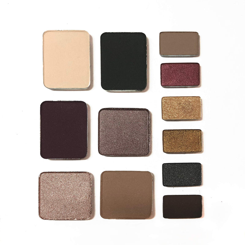 Magnetic Personality Eyeshadow Palette, 12 Pan-Only Foiled Shades - BeesActive Australia