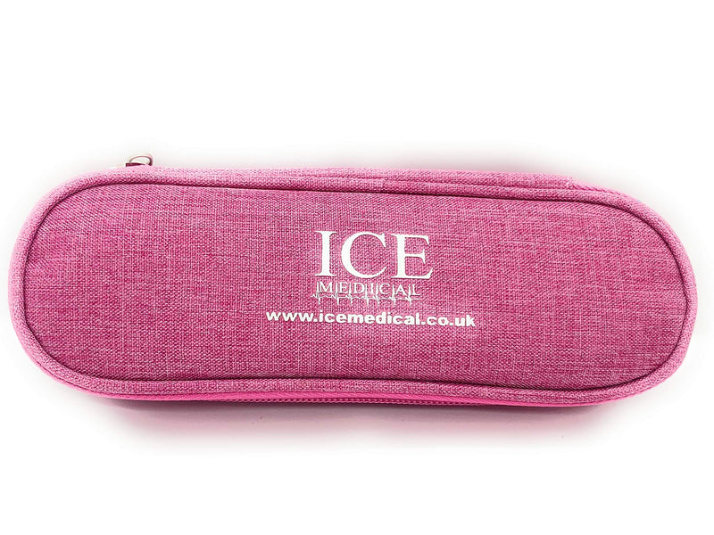ICE Medical Pink Twin Epipen SyringeCase/Bag - Allergies, Diabetes, Inhalers, Syringes, Insulin etc - BeesActive Australia