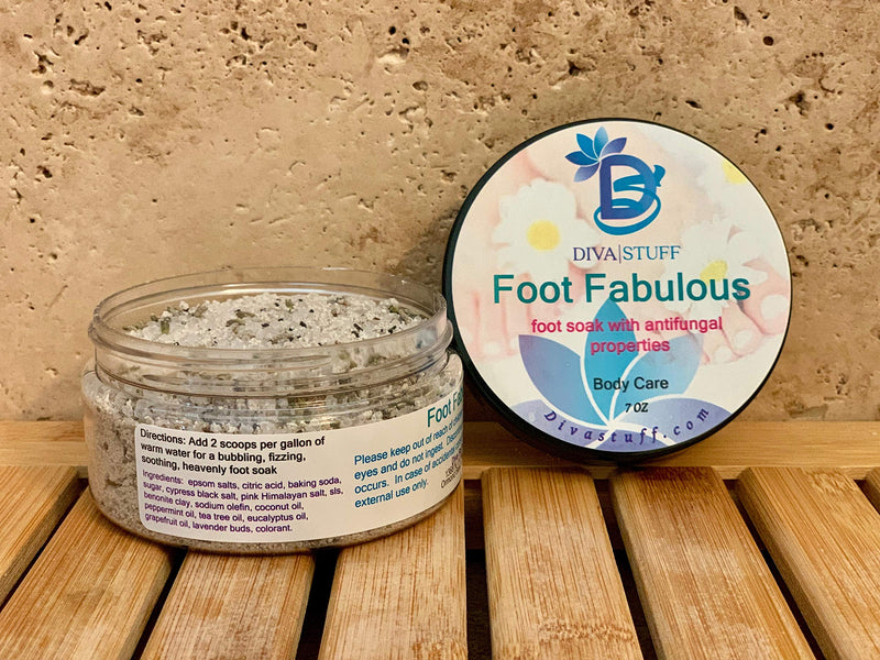 Foot Fabulous, Soothing Soak for Soft Soles, Deodorizing and Softening, Diva Stuff - BeesActive Australia