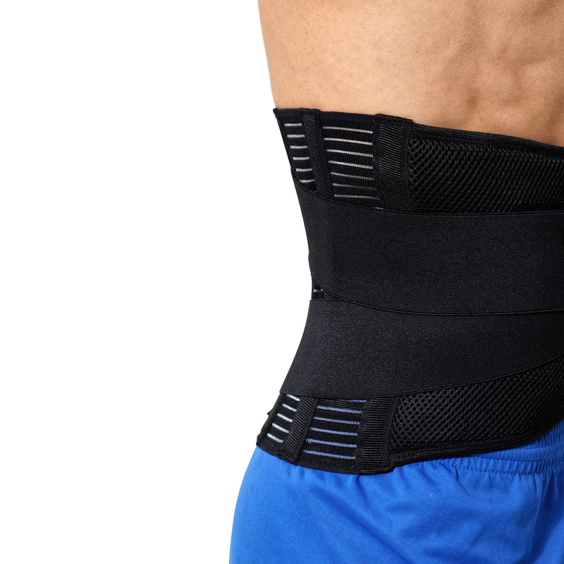 Neotech Care Adjustable Compression Back Brace Lumbar Support Belt, Beige, Size L - BeesActive Australia
