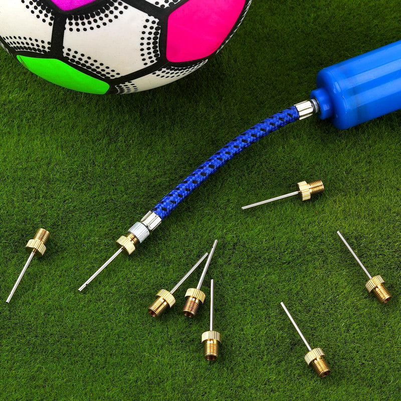 Jinei 36 Pcs Brass Ball Needle with Storage Air Pump Inflation Needles Ball Pump Pin Inflation Devices and Accessories for Blowing up Basketball Rugby Soccer Volleyball Beach Ball Yoga Ball - BeesActive Australia