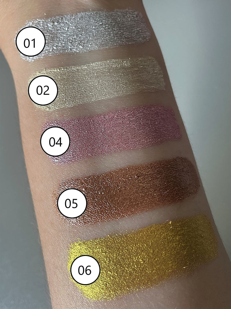 Mynena Loose Powder Highlighter Shimmer for Face Makeup and Body Color 6 - BeesActive Australia