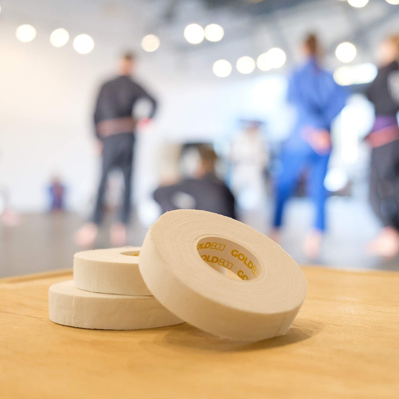 Gold BJJ Jiu Jitsu Tape - Strong Athletic Finger Tape, 1/2" x 30' - Protect Fingers and Toes in MMA, Judo, Wrestling, Martial Arts, Rock Climbing 3 - BeesActive Australia