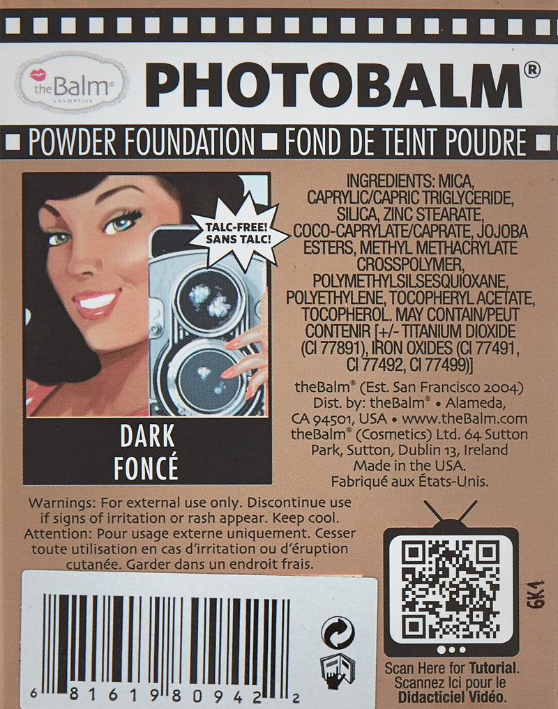 theBalm Photobalm Powder Foundation, Dark - BeesActive Australia