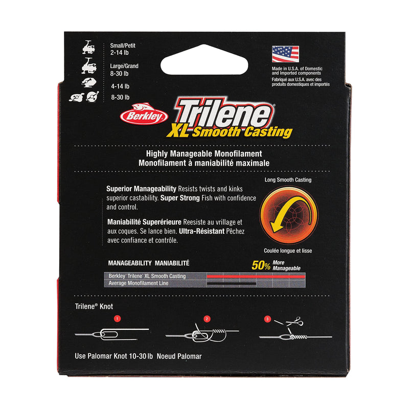 Berkley Trilene XL Monofilament Fishing Line, 12lb, 300yd. (Packaging may vary) - BeesActive Australia