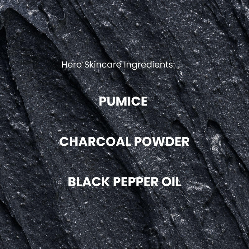 ManCave Blackspice Body Scrub 200ml for Men, Warm & Woody Aroma, Exfoliate & Cleanse Skin with Pumice and Charcoal Powder Scrub, Natural Formulation, Vegan Friendly, Made in England 200 ml (Pack of 1) - BeesActive Australia