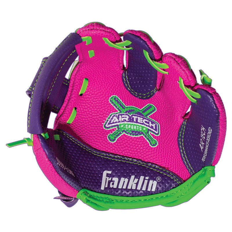 [AUSTRALIA] - Franklin Sports Air Tech Adapt Series 8.5" Teeball Glove: Right Handed Thrower Pink/Purple 