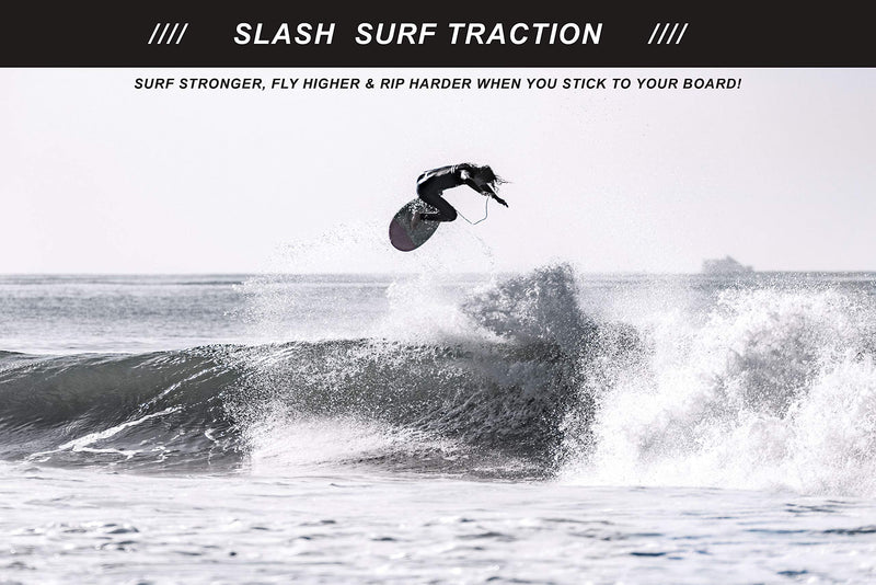 Slash Surfboard Traction Pads  3 Piece Deck Grips for Surfboard, Skimboard, Longboard Deck  Maximum Grip Stomp Pad  3M Adhesive  Fits Surf, Skim Board, Long Deck, Wakesurf, Fish Boards Micro Grooves - BeesActive Australia