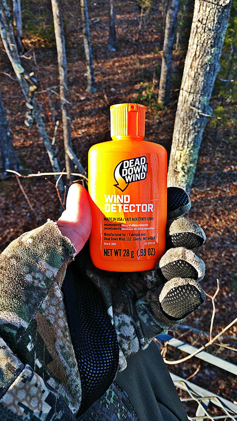 Dead Down Wind Hunting Wind Detector | Odorless Wind Direction Indicator, Longer Range Visibility, Detects Subtle Breezes, No Clumping, Mess Free Formula | Secure Squeeze Bottle | .98 Oz Orange One Size - BeesActive Australia