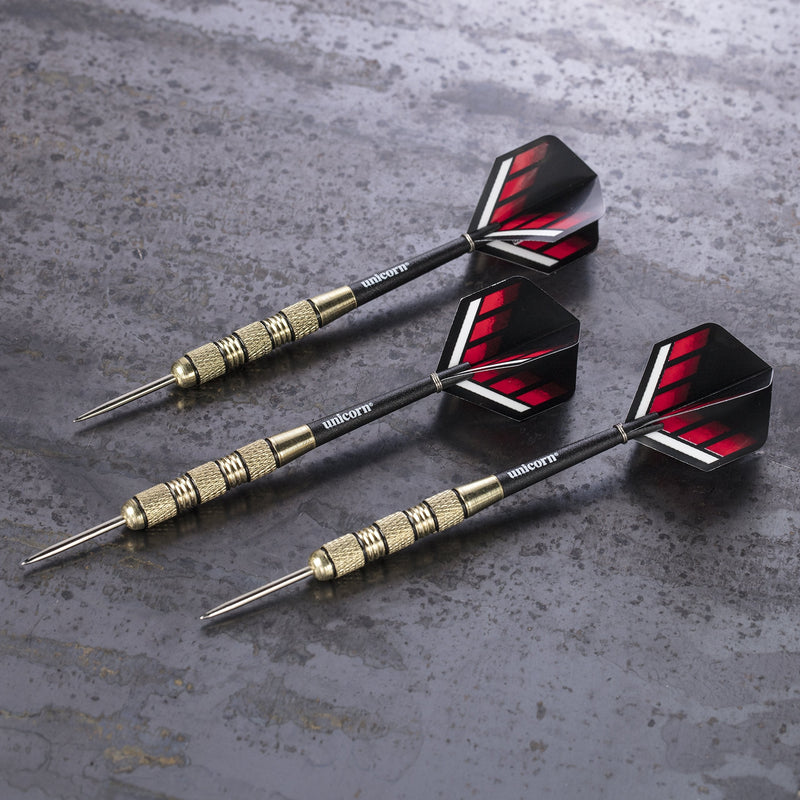 Unicorn Steel 100 Dart Set black/bronze, .2 pounds - BeesActive Australia
