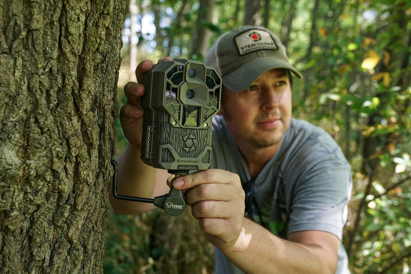 HME Products Economy Trail Camera Holder , Olive, 6.50x5.24x1.38 - BeesActive Australia