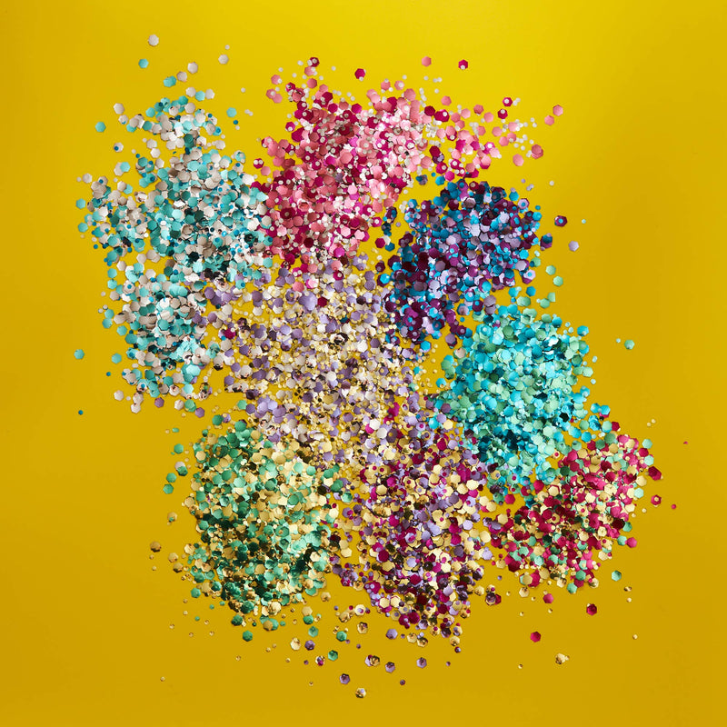 Mystic Bio Biodegradable Eco Chunky Glitter by Moon Glitter - 100% Cosmetic Bio Glitter for Face, Body, Nails, Hair and Lips - 3g - Champagne - BeesActive Australia