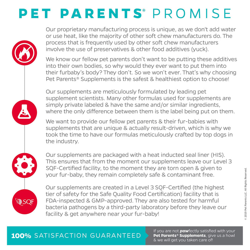 Pet Parents USA Pre & Probiotics for Dogs 4g 90c - 5.5B CFUs/Chew + Dog Enzymes + Pumpkin for Dogs, Papaya & Canine Probiotics - Dog Upset Stomach Relief, Anti Diarrhea for Dogs, Dog Probiotics - BeesActive Australia
