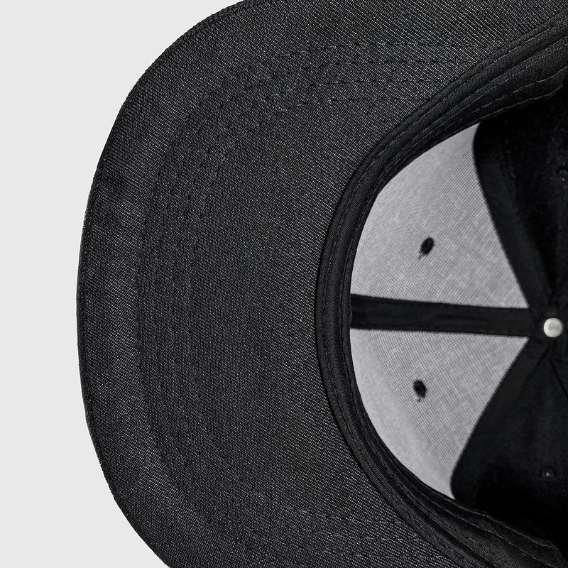 Skull Knife Mustache Unisex Flat Bill Baseball Caps Adjustable Sun Hats Black55 One Size - BeesActive Australia