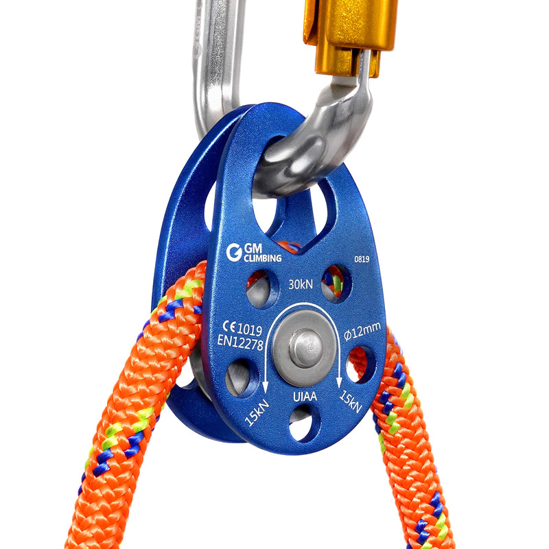 GM CLIMBING UIAA Certified 30kN Swing Cheek Micro Pulley Ball Bearing CE General Purpose One unit - BeesActive Australia