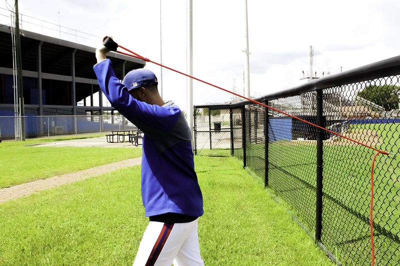 Bucwild Sports Baseball Resistance Bands Youth & Adult Athletes Safely Improve Pitching Throwing Batting & Arm Strength Used by Pitchers Quarterbacks Volleyball Basketball Yellow Bands (Adult) - BeesActive Australia