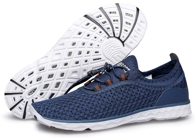DOUSSPRT Women's Water Shoes Quick Drying Sports Aqua Shoes 8 Blue 3 - BeesActive Australia
