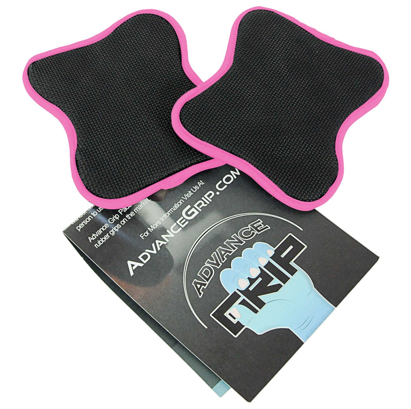 Advance Grip - Multi Purpose Fitness Lifting Double Sided Neoprene Grips Gloves 1 Pair Weight Lifting Training Glove Workout Gym Palm Exercise Gloves Men & Women Grip Pad Pink - BeesActive Australia