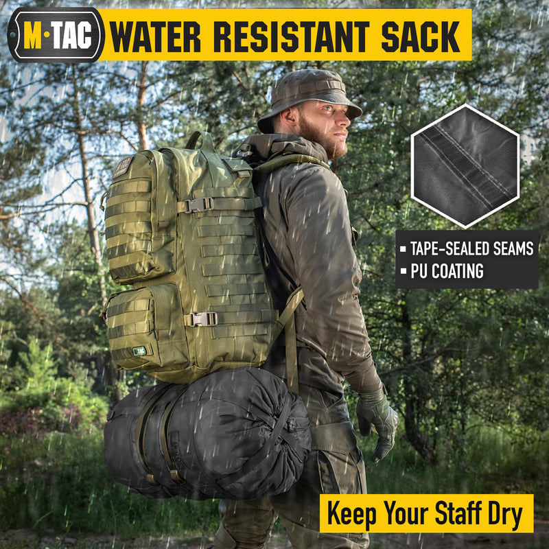 M-Tac Compression Sack - Sleeping Bag Stuff Sack - Compression Bag - 40 Liters - XL Black - BeesActive Australia