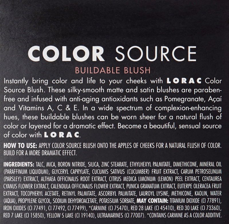 LORAC Color Source Buildable Blush, Chroma - BeesActive Australia