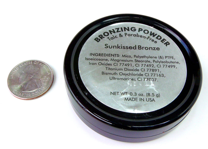 Pure Ziva Large 8.5 Gram Size Matte Bronze Bronzer Bronzing Contour Sunkissed Pressed Powder, Talc & Paraben Free, No Animal Testing & Cruelty Free - BeesActive Australia
