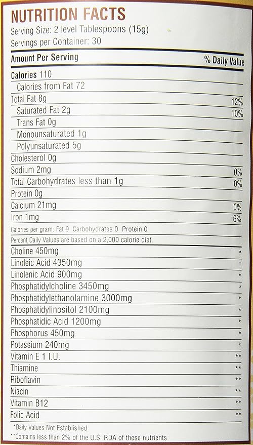 Fearn Natural Foods Lecithin Granules, 16 Ounce by Fearn - BeesActive Australia