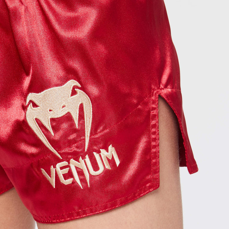 [AUSTRALIA] - Venum Muay Thai Shorts Classic - Bordeaux/Gold - S 