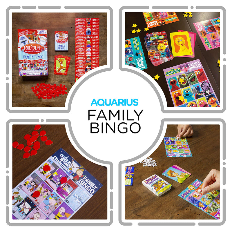 [AUSTRALIA] - Aquarius Rudolph The Red Nosed Reindeer Family Bingo, Multicolor 