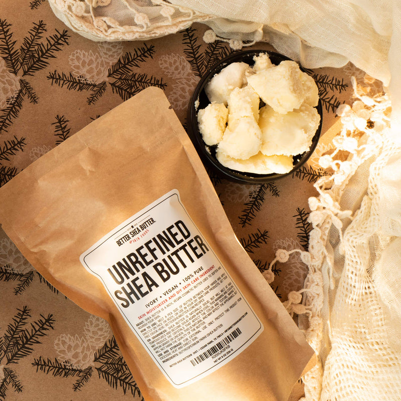 Unrefined African Shea Butter - Ivory, 100% Pure & Raw - Moisturizing and Rich Body Butter for Dry Skin - Suitable for All Skin Types - Use Alone or in DIY Whipped Body Butters - 16 oz (1 LB) Bar 1 Pound (Pack of 1) - BeesActive Australia