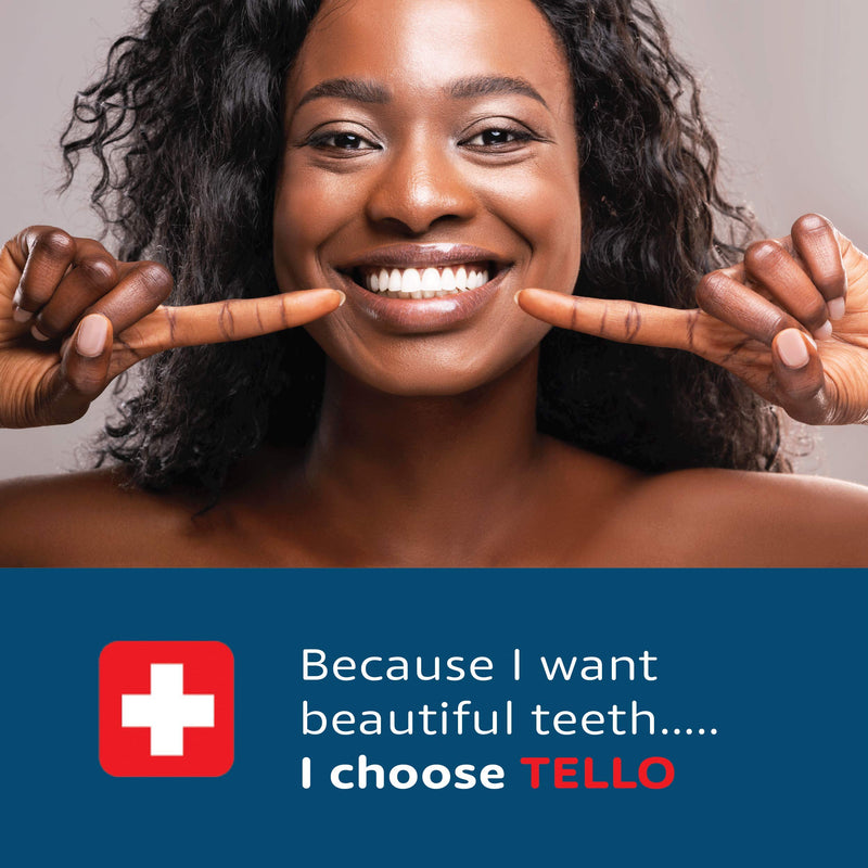 TELLO 3940 Adult Medium Swiss Toothbrush for Gentle Cleaning with Ergonomic Handle, 1 Count 1 Count (Pack of 1) - BeesActive Australia