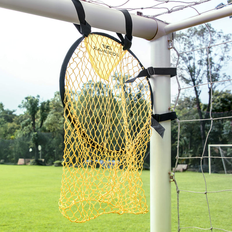 PodiuMax Top Bins Soccer Target Goal, Easy to Attach and Detach to The Goal, Set of 2, for Shooting Accuracy Training Lite - BeesActive Australia