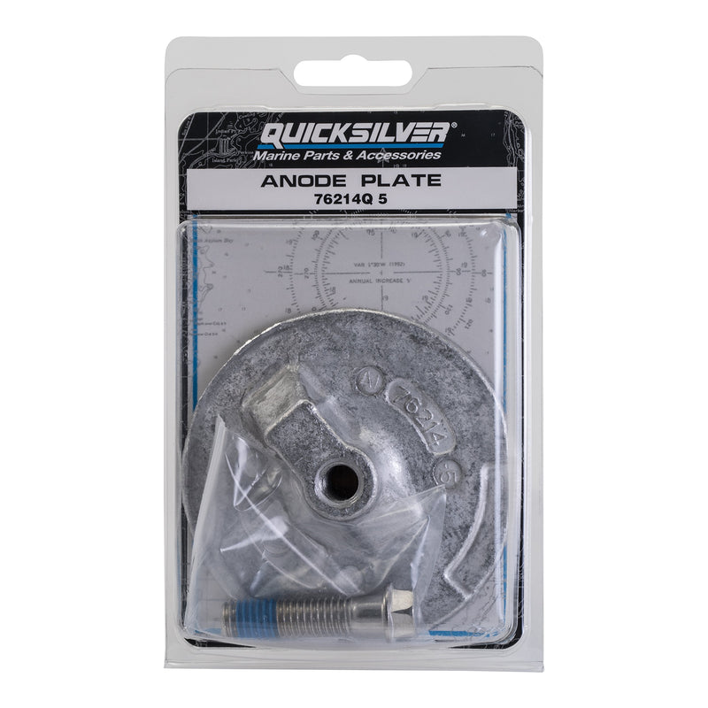 [AUSTRALIA] - Quicksilver 76214Q5 Aluminum Anode Plate - Mercury Mariner Force and MerCruiser Anti-ventilation Plate 