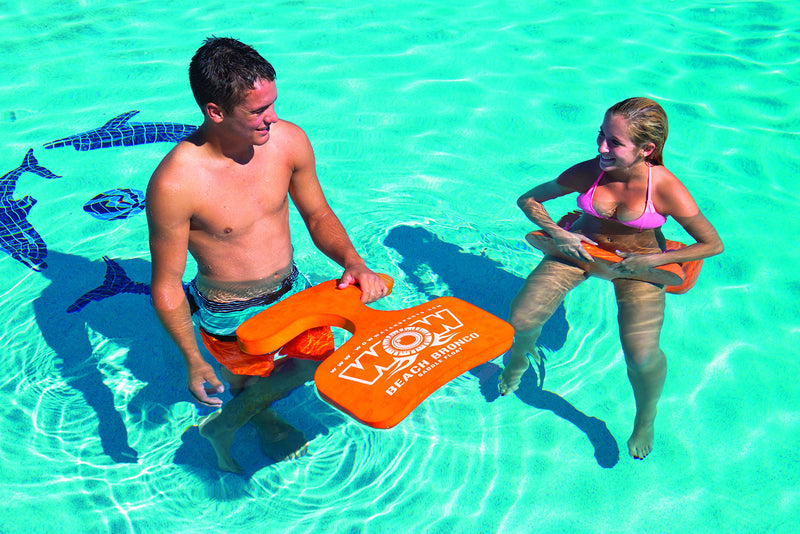 [AUSTRALIA] - Wow World of Watersports Beach Bronco Floating Pool Seat, Saddle Float Orange 