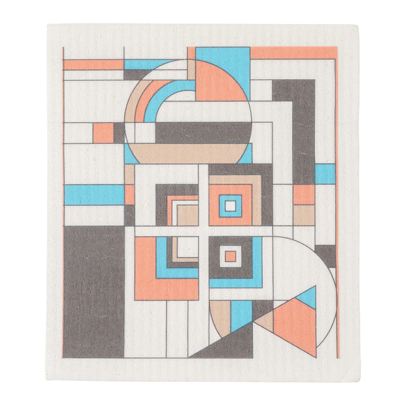 KAF Home Frank Lloyd Wright Swedish Dish Cloths (6.7 x 7.5-inch) - Set of 3 Reusable, Absorbent Cellulose Sponge Towels for Kitchen, Cleaning Counters, and Washing Dishes (December Gifts) - BeesActive Australia