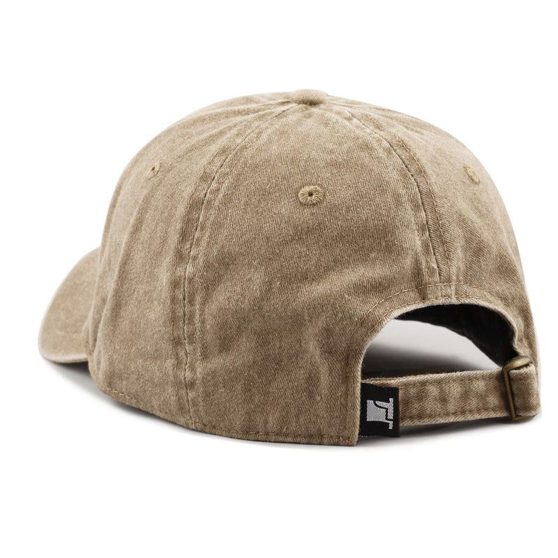 The Hat Depot 100% Cotton Pigment Dyed Low Profile Dad Hat Six Panel Cap 1. Tan - BeesActive Australia