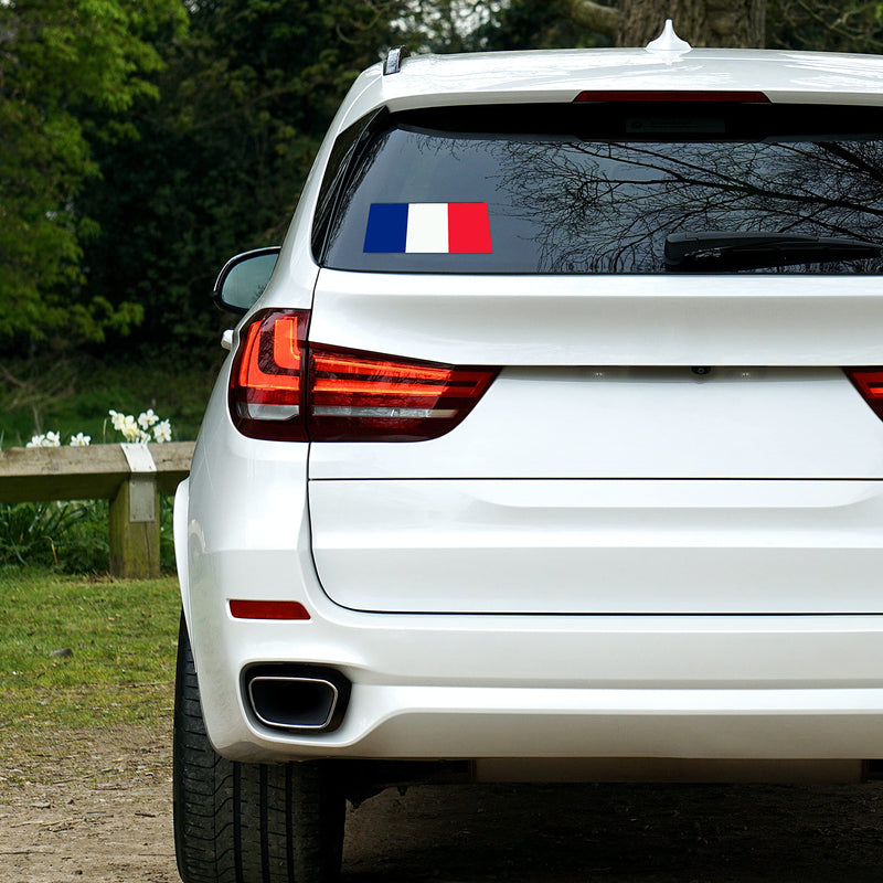 5 PC France Flag Sticker,6x3.5 in French Decal,Large Banner Decor for Car Bumper Window Laptop - BeesActive Australia