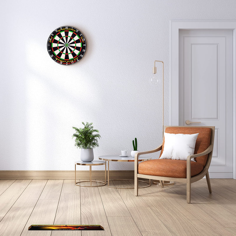 IgnatGames Dart Throw Line Sticker - Compatible with Bristle/Sisal or Electronic Dartboard - Practical Peel & Stick Dart Toe Line - BeesActive Australia