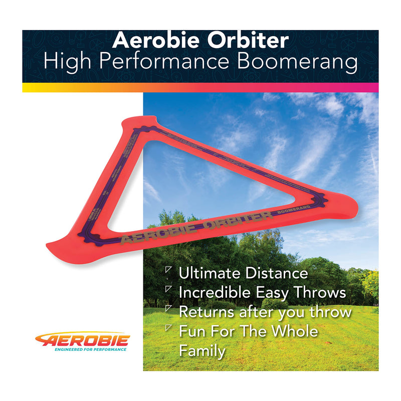 Aerobie Orbiter High Performance Boomerang, 11.5 Inches, Orange Orbiter Boomerang - Orange - BeesActive Australia
