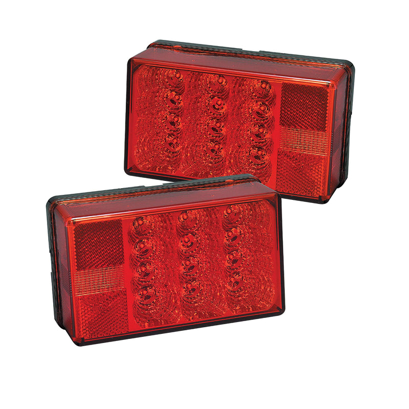[AUSTRALIA] - Wesbar 407550 Waterproof Low Profile 7-Function Right/Curbside 4x6 LED Tail Light 
