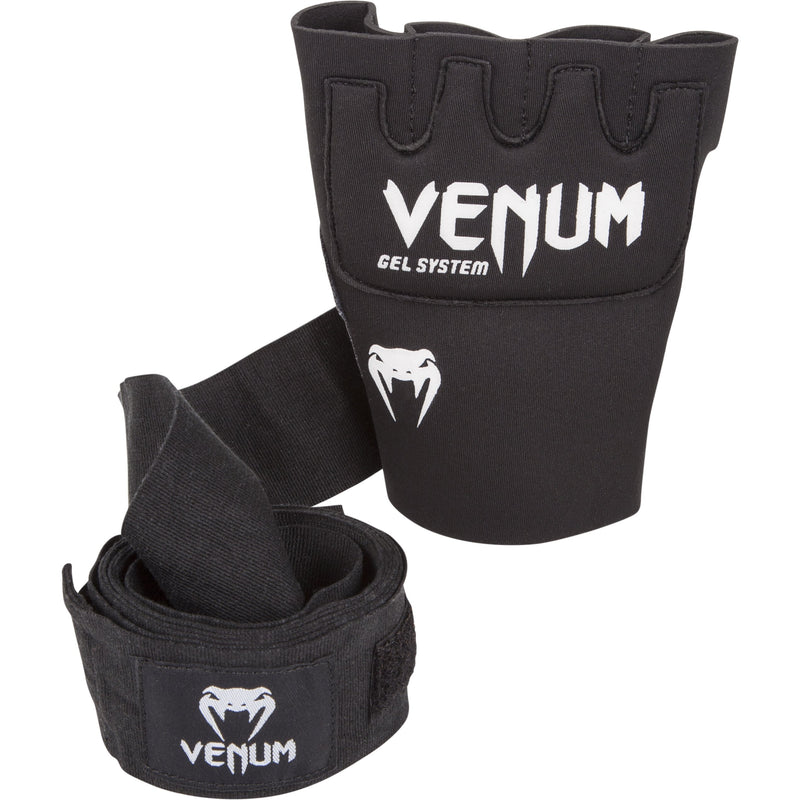 [AUSTRALIA] - Venum "Kontact" Gel Glove Wraps, Black 