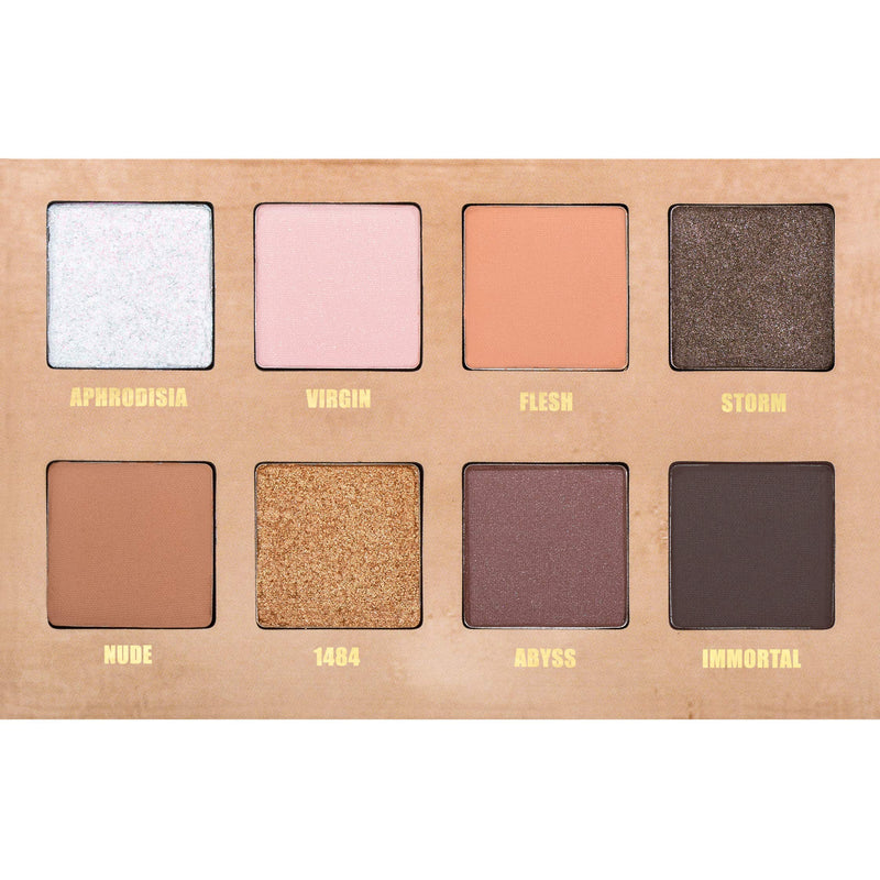 Lime Crime Prelude Eyeshadow Palette, Exposed - 8 Matte, Metallic & Iridescent Eyeshadows - Warm & Cool-Tone Seashell Shades - Long-Wearing, Buttery-Smooth Formula - With Makeup Mirror - Vegan - BeesActive Australia