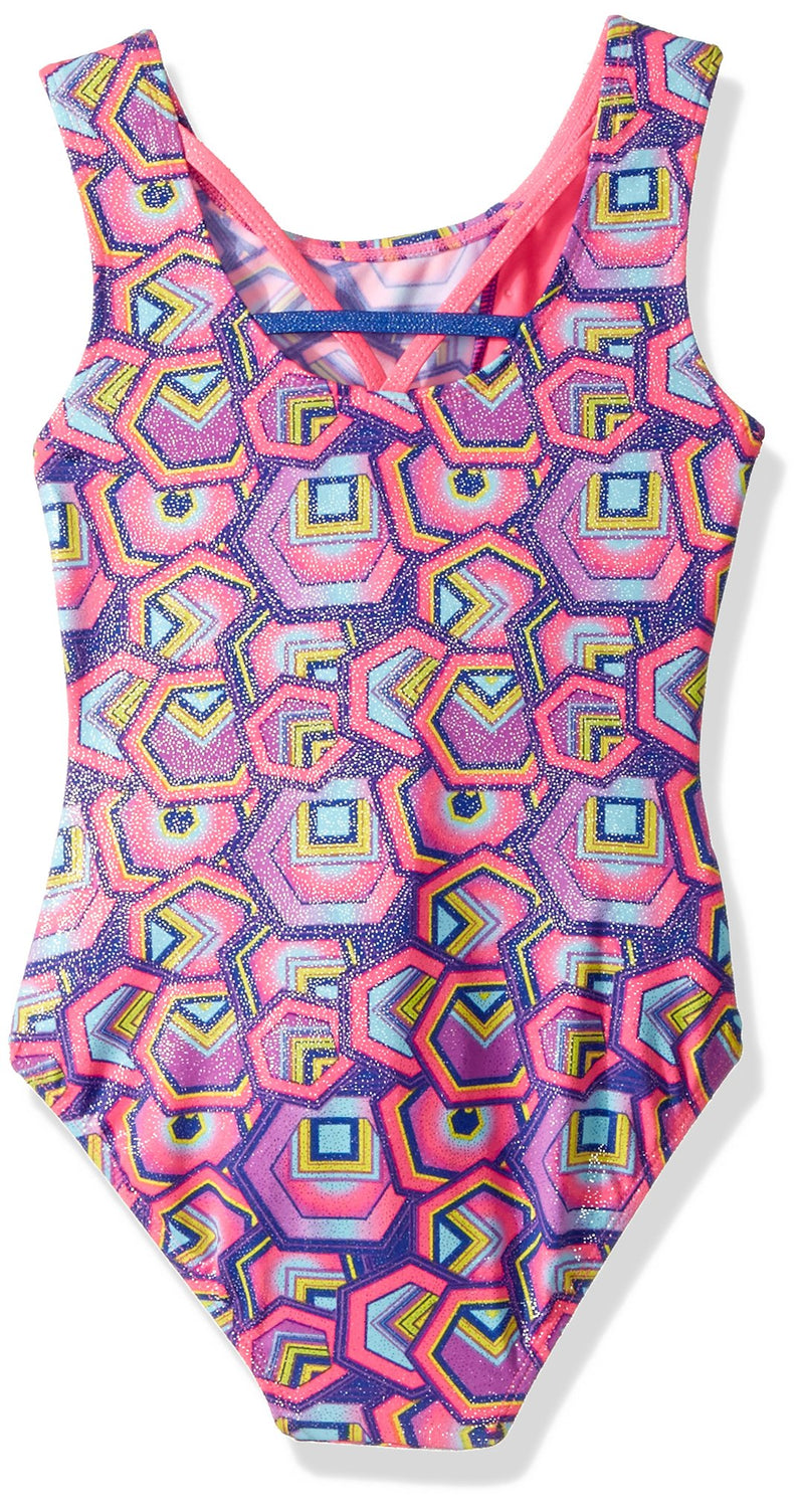 [AUSTRALIA] - Jacques Moret Girls' Large Hexagon Shapes Printed 