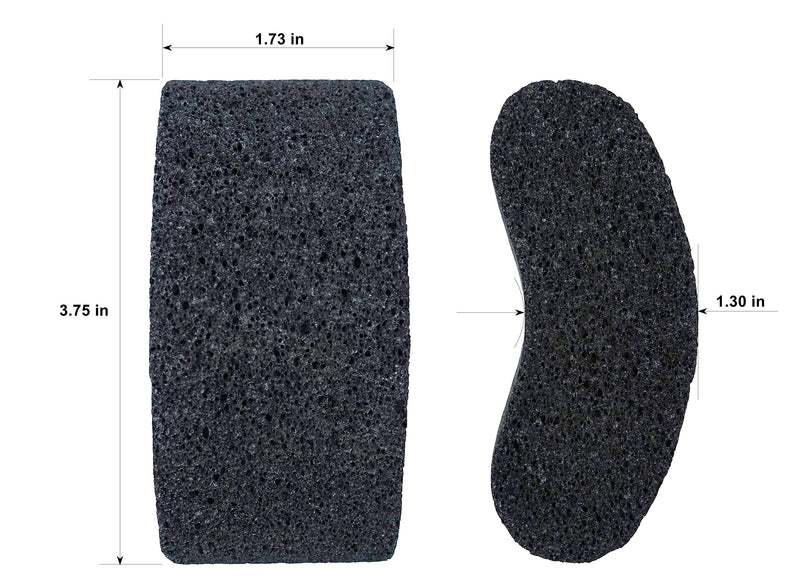 Bicrops Natural Lava Pumice Stone, Pedicure Tool, Hard Callus Dead Skin Remover, Foot File For Exfoliation & Fine Foot Scrubber for Smoothing & Softening Skin. (4 Pieces) 4 Pieces - BeesActive Australia