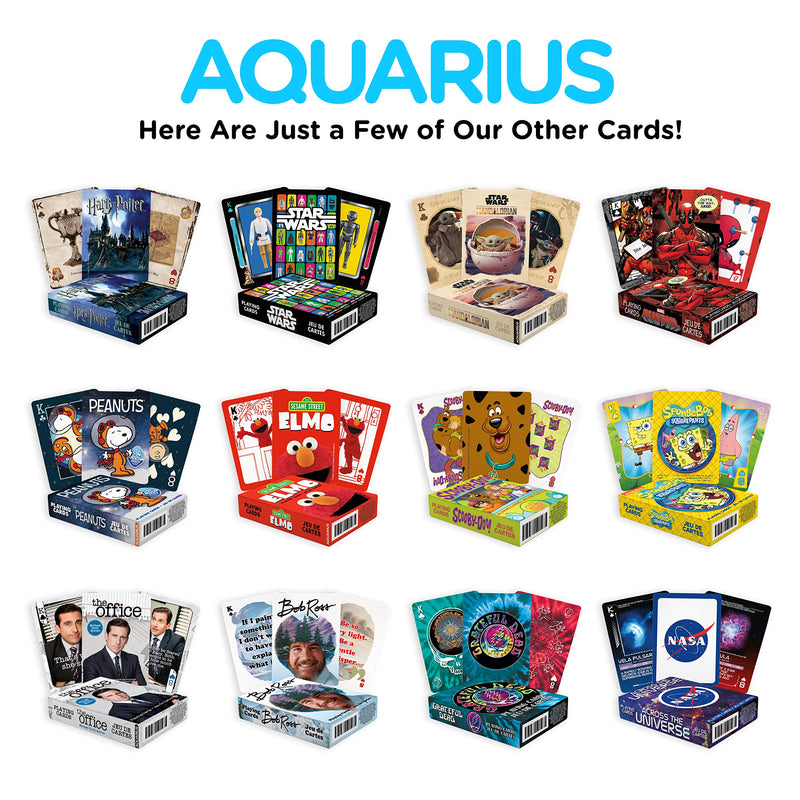 AQUARIUS Peanuts Playing Cards - Peanuts Cast Deck of Cards for Your Favorite Card Games - Officially Licensed Peanuts Merchandise & Collectibles - Poker Size with Linen Finish - BeesActive Australia