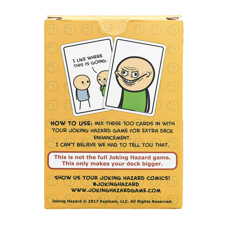 Deck Enhancement #1 - The first expansion of Joking Hazard Comic Building Card - Party Game by Cyanide and Happiness for 3-10 players , Orange - BeesActive Australia
